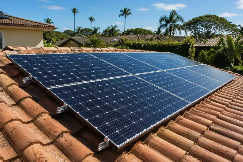 Installation de panneaux solaires à Neewiller-près-Lauterbourg